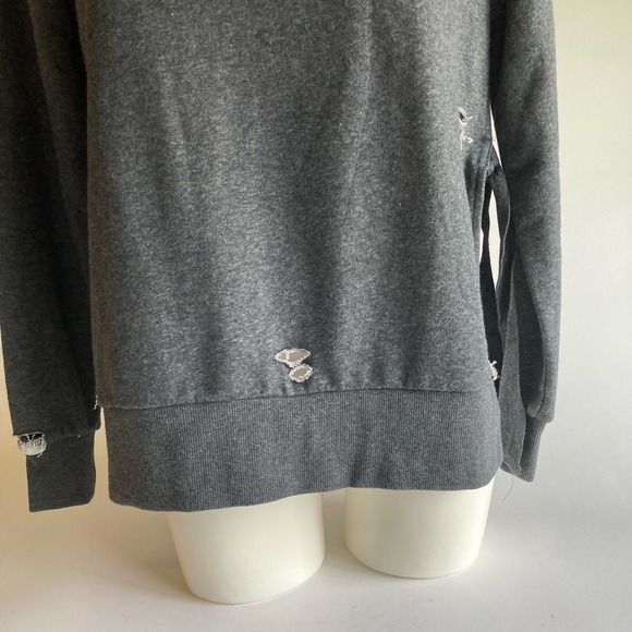 New Romeo + Juliet Grey 80%Cotton 40%Polyester Long Sleeve Pullover size S - Picture 3 of 15